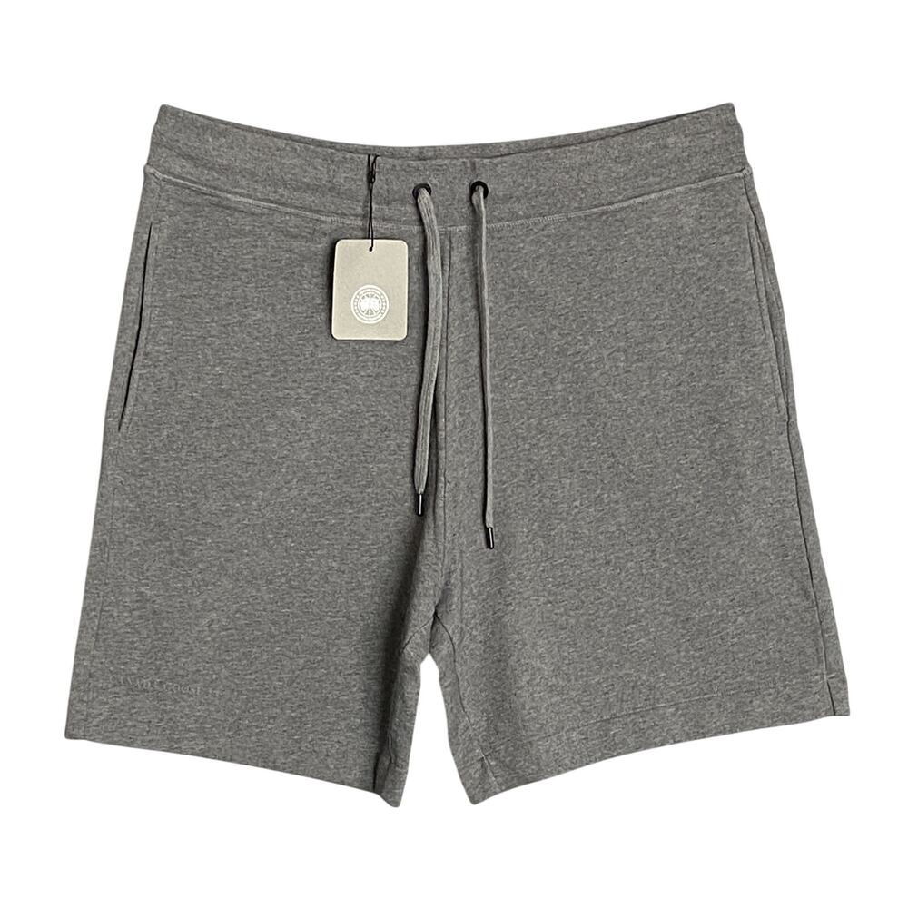 Canada Goose Huron Shorts Men's XL Stone Heather Drawstring Waist NWT